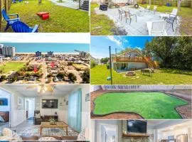 2 Across the Street SingleFamily Homes, Centrally Located, Ocean View, Huge Private Yards, Decks, Patios, Games, Firepits, BBQs, Sleeps 27