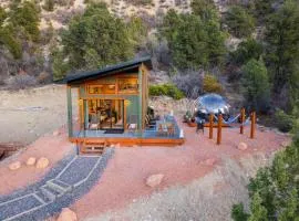 Zion & Bryce Stargazing Dome Fire Pit Hammocks BBQ