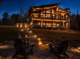Modern Mountain Cabin, Hot Tub, Fireplaces, Long Range Mtn Views!