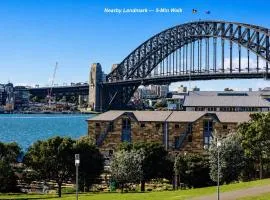 Art Deco Harbour Suite & Private Rooftop - Walk to Circular Quay