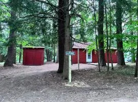Charming One-Floor Waterfront Cabin with Dock & Fire Pit Near the River | Corinth, New York
