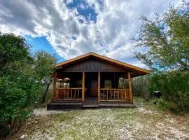 Side by Side Cabins on a Texas Ranch, Perfect for a Family Glamping Getaway from San Antonio