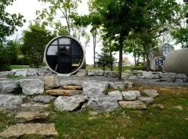 Peaceful Tube Vacation Rental with Fire Pit in Danville, Kentucky