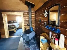 Historic Cozy Off-Grid Cabin with Creekside Steam Sauna near Log Cabin Creek, Tok, Alaska