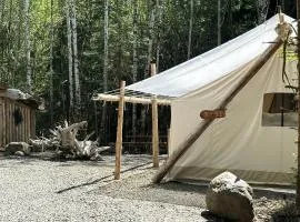 Spacious and Pet Friendly Safari Tent on a Glamping Resort in the Pacific Northwest, WA