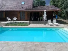 Séjour familial avec piscine privée et grand jardin à Espech - FR-1-828-1