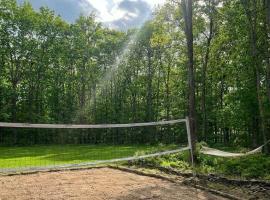 Private vollyball court five acre home with AC in Catskills, hotel a Narrowsburg