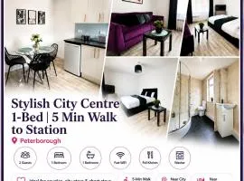 Stylish City Centre 1-Bed 5 Min Walk to Station