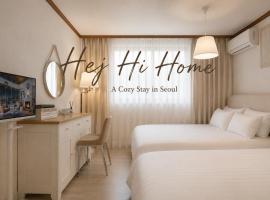 Hej hi home#Lotte World Jamsil#Lotte Tower,#KSPO Dome#JYP#COEX#Asan Medical Center#Song-Su, хотел в Сеул