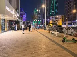 استديو كبير بمدخل خاص وجلسة خارجية في الحوش