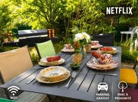 Havre de paix - Jardin privé & BBQ - Proche centre