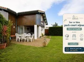 Maison T3 près du lac de Biscarrosse, secteur boisé, terrasse & jardin, pour 4 pers., 2 étoiles - FR-1-521-96