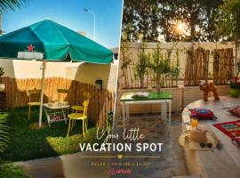 Sea-view Garden Retreat - 200m to beach - Gammarth, hotel u gradu 'Raoued'