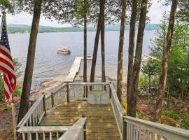 Waterfront Deck + Views: Schroon Lake Sanctuary
