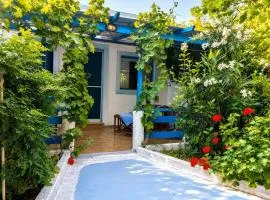 A Cretan house in the garden.