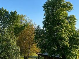 Poleskie zacisze, domek Bocian, kominek, balia,sauna,wifi, Hotel in Helenin