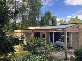 with garden and fireplace