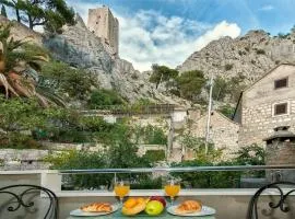 In the middle of the old town of Omis