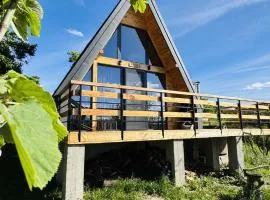 Scenic A-Frame Cabin with Private Hot Tub & Mountain View - IezerVenture