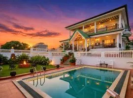 Ananda Villa by StayVista - A serene escape with Mountain-view, Heritage interiors, Swimming pool & Lush lawn