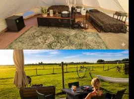 Bell-tent Rosa met uitzicht
