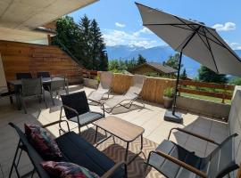 Le Cormier - Appartement 6 personnes, hotell i Ovronnaz