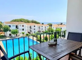 Apartamento en Calella de Palafrugell con vistas al mar, piscina y terraza