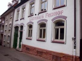 Hotel Freihof, hotel with parking in Wiesloch