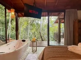 Cabana com sauna vidro e SPA | Nemora Reserva