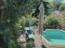 WEINQUARTIER Kalter Hügel 70 qm Garten Lagerfeuer Pool Terrasse Parkplatz, hotelli Naumburgissa