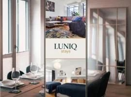 LUNIQ - Golden Loft Essen - 5 Min zum Hauptbahnhof & Messe - 8 Gäste
