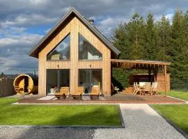 Klimatyczny domek z jacuzzi i sauną w górach Beskidy ALOHA PIE