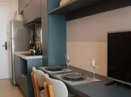 Studio Moderno A 2 mim do Metrô Sacomã Wi-Fi 600mb | SP Expo