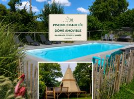 Lodge Tipi, L'Indienne, Hotel in Arc-et-Senans