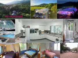 Villa Les Martinets-Parking Privé-Piscine-Jacuzzi-Music-Lumières-Mons-Olargues-Voie Verte-Gorges d'Héric-Massif du Caroux