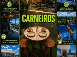 Flat,área nobre com kit turista free em carneiros - 3 min da praia
