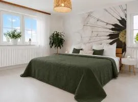 Wintergarten Wohnung mit Feldblick nahe Legoland