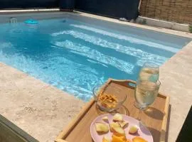 Bellucciu T2 avec terrasse , jardin piscine privee