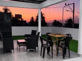 Private Rooftop 2BR Escape with Ocean Views & BBQ
