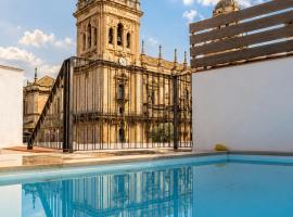 Casa del Reloj Boutique, vistas catedral, parking cercano, hotel a Jaén
