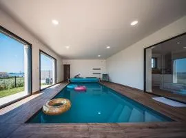 Magnifique maison vue mer avec piscine intérieure