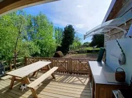 Grand chalet bois avec terrasse