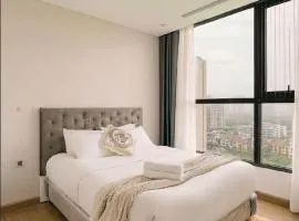 Romantic Skyline Retreat 2-Bedroom Near Landmark72 and JW Marriott Hanoi Vietnam