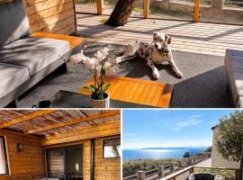 Fantastic new lodge with ocean view, khách sạn ở Saint-Raphaël