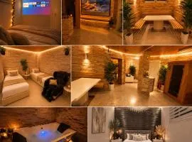 VIP Wellness Oase mit 3Zi Sauna Whirlpool und vielem mehr