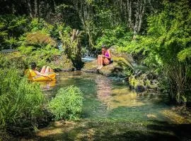Wylde Roots River House - with natural river swimming pools