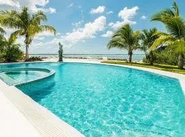Sublimely private luxury home with enveloping oceanfront views near Key West