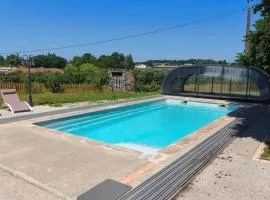 Grande maison en campagne avec piscine chauffée et découvrable