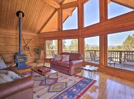 Log home with Mntn Views! Gas Fire Pit, Sleeps 10