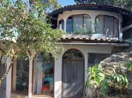 House in paradise garden